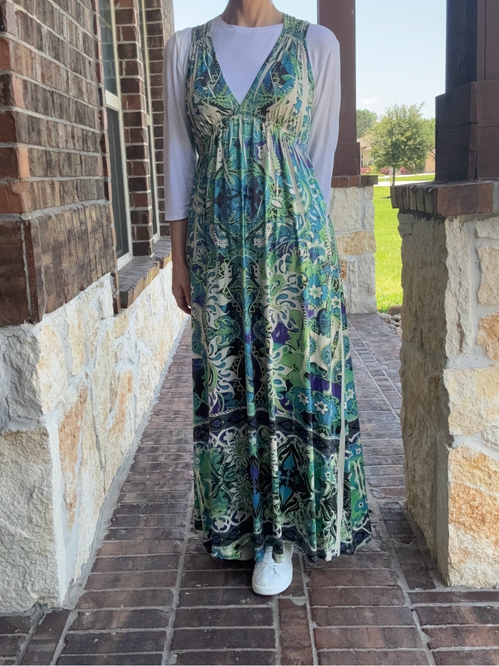 Sleeveless Maxi Dress, L